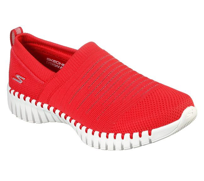 Zapatillas Para Caminar Skechers Mujer - GOwalk Smart Rojo RLUBC2450